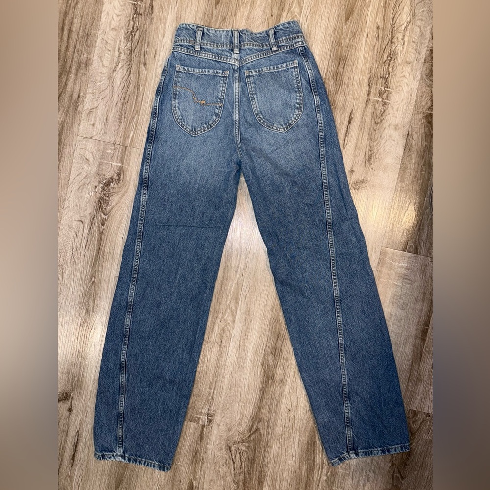 Free People We The Free Aster Straight Leg Jeans in Swarm size 24 - Picture 6 of 8